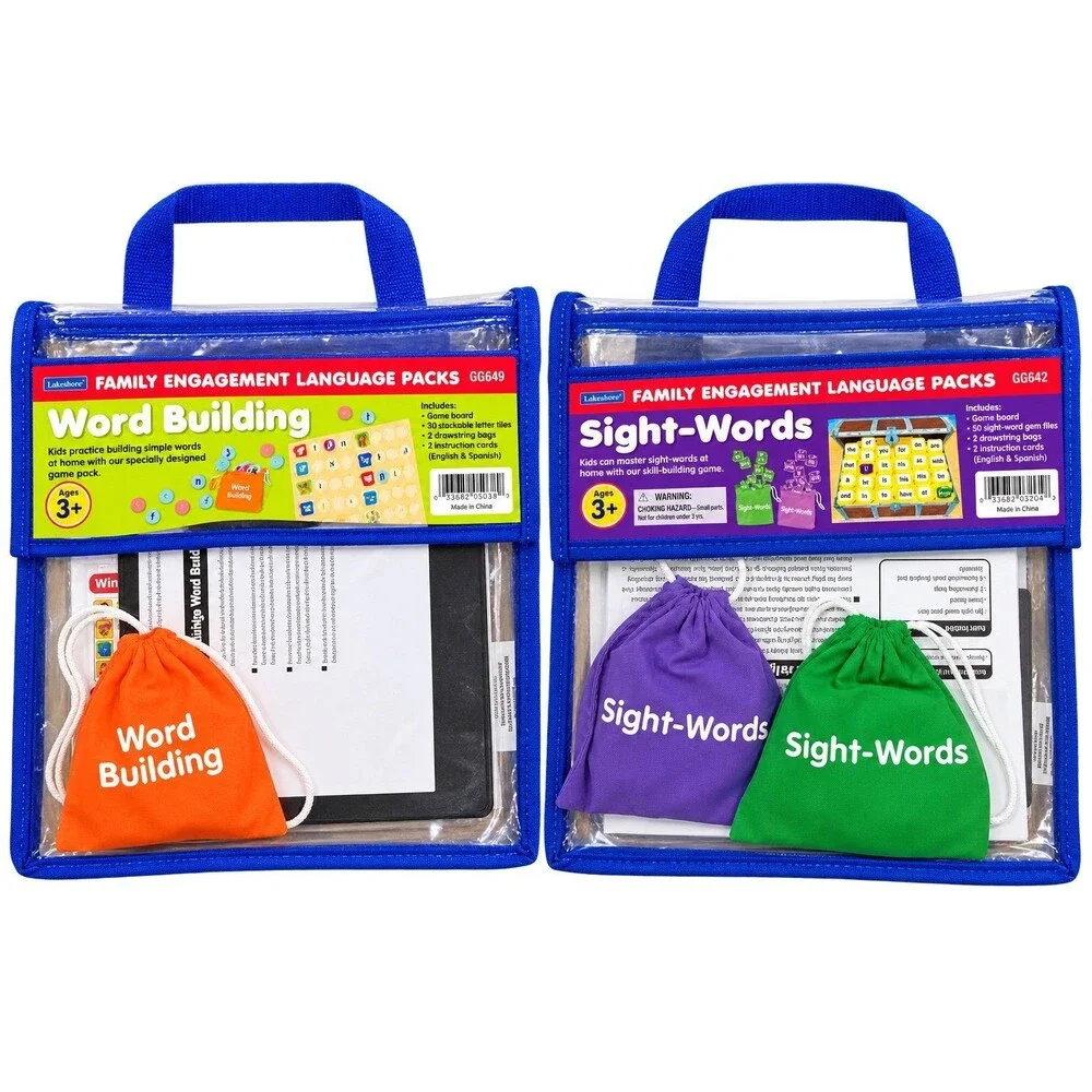 Lakeshore Family Engagement Language Packs Word Building & Sight-Words